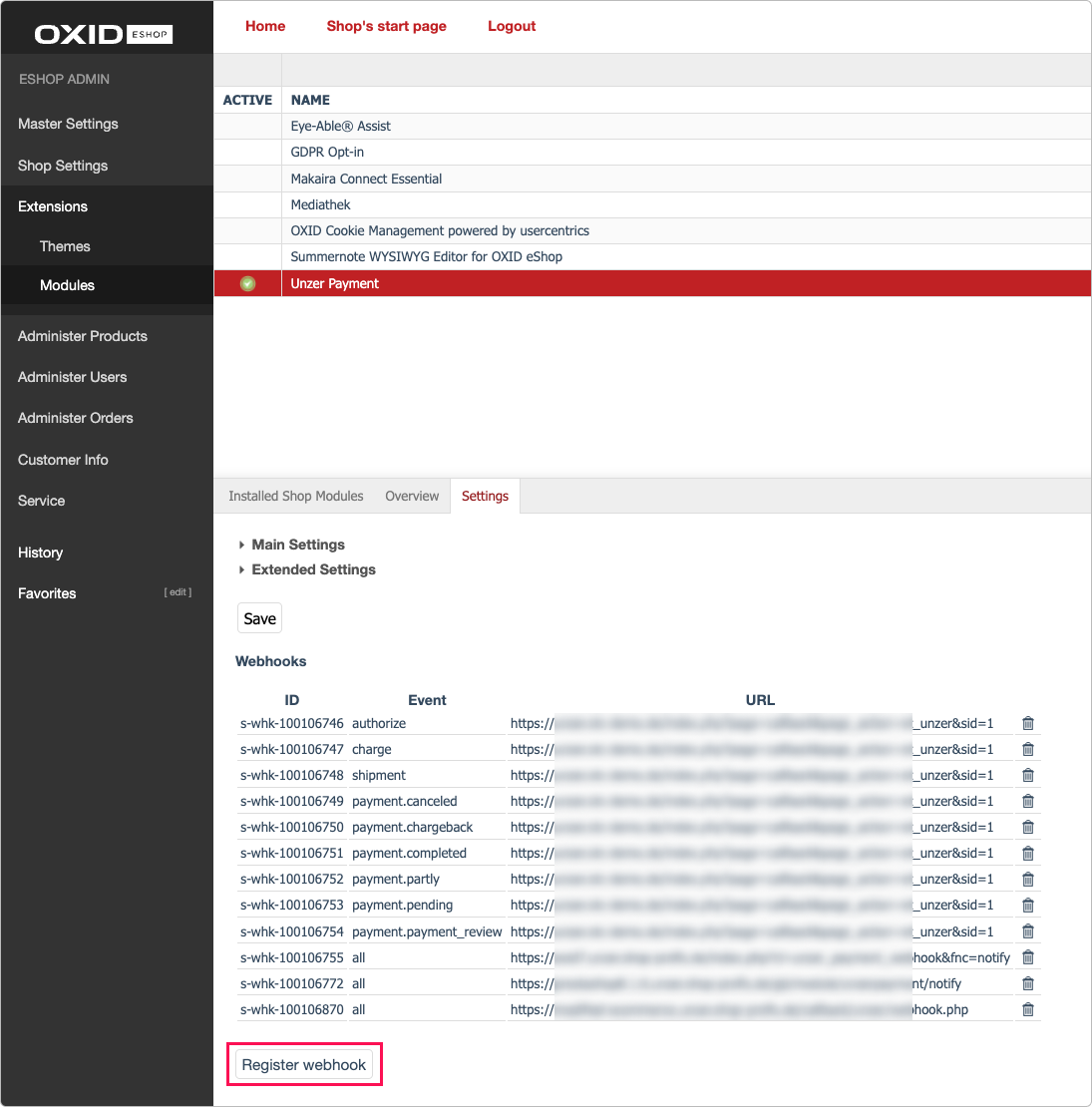 OXID 7 booking mode